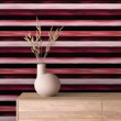 Striped wallpaper modern design horizontal stripes burgundy multicolor