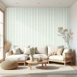 Striped wallpaper modern design vertical stripes mint green