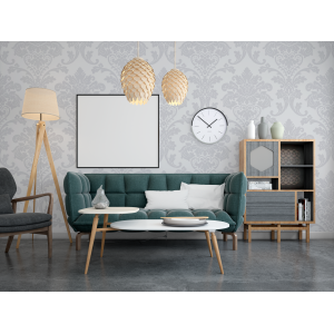 Gray Victorian Wallpaper