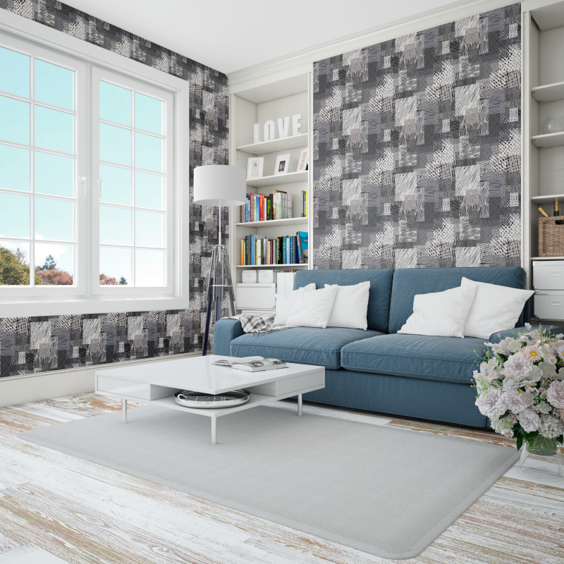 Wallpaper Textura Cuadros Rayas