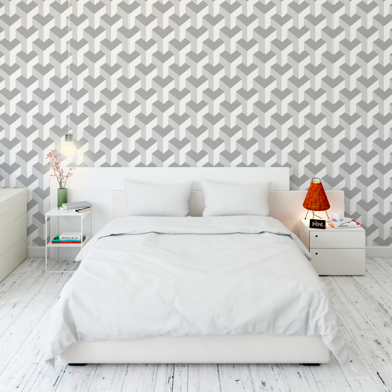 Papel Pintado Geométrico 3D