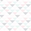 Geometric wallpaper cream triangles
