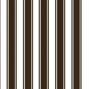 Stripes Weiß und Braun Tapete
