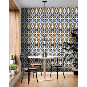 Blue and Mustard Tiles...