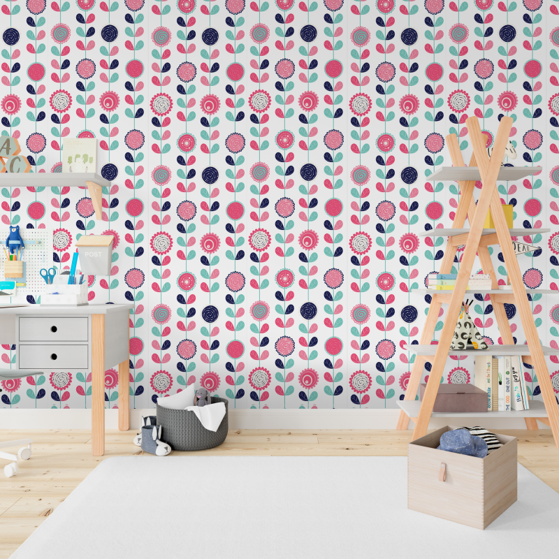 Vectorial Floral Wallpaper Roses