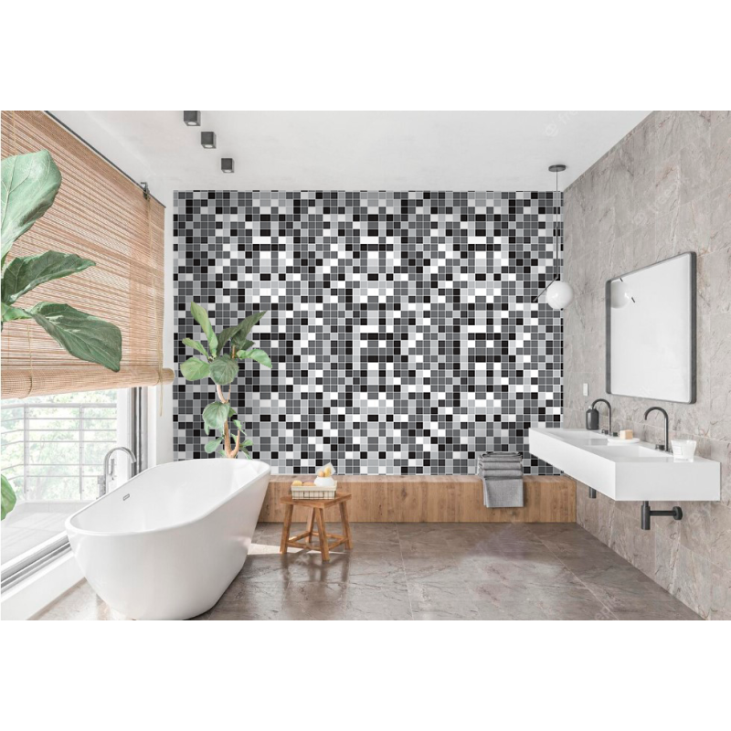 Wallpaper Azulejos Blancos y negros