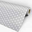 Geometric wallpaper Dots on grey background together