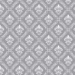 Viktorianische Tapete grau und weiß