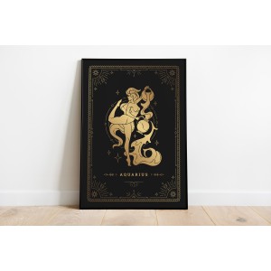 Decorative Poster Aquarius...
