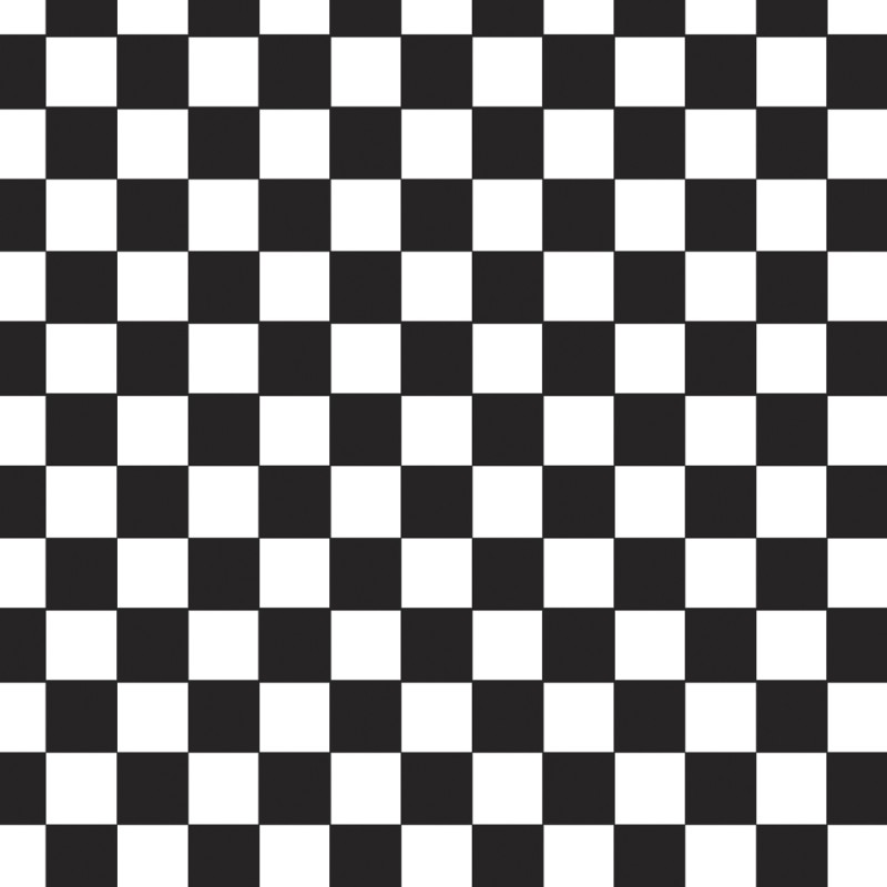 Papier peint échecs noir et blanc