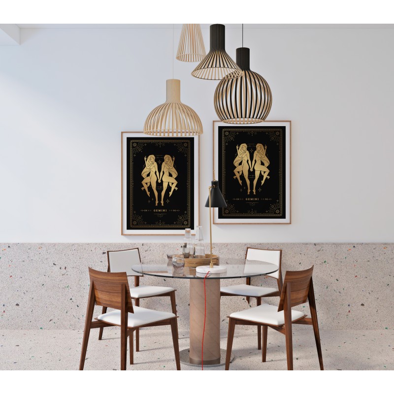 Lámina Decorativa Horóscopo Géminis