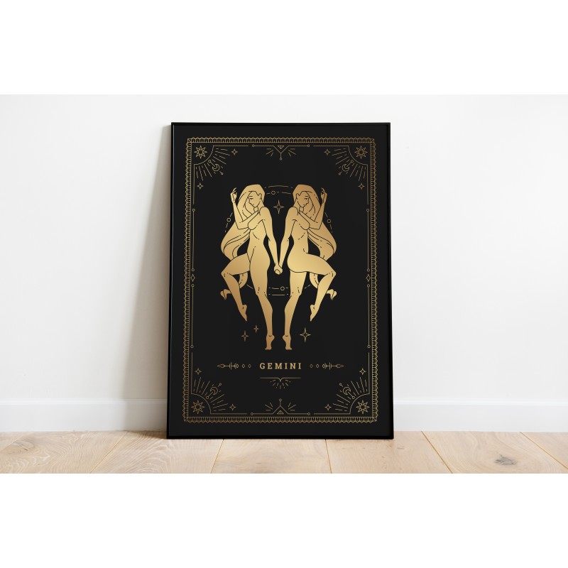 Lámina Decorativa Horóscopo Géminis - Sagitario