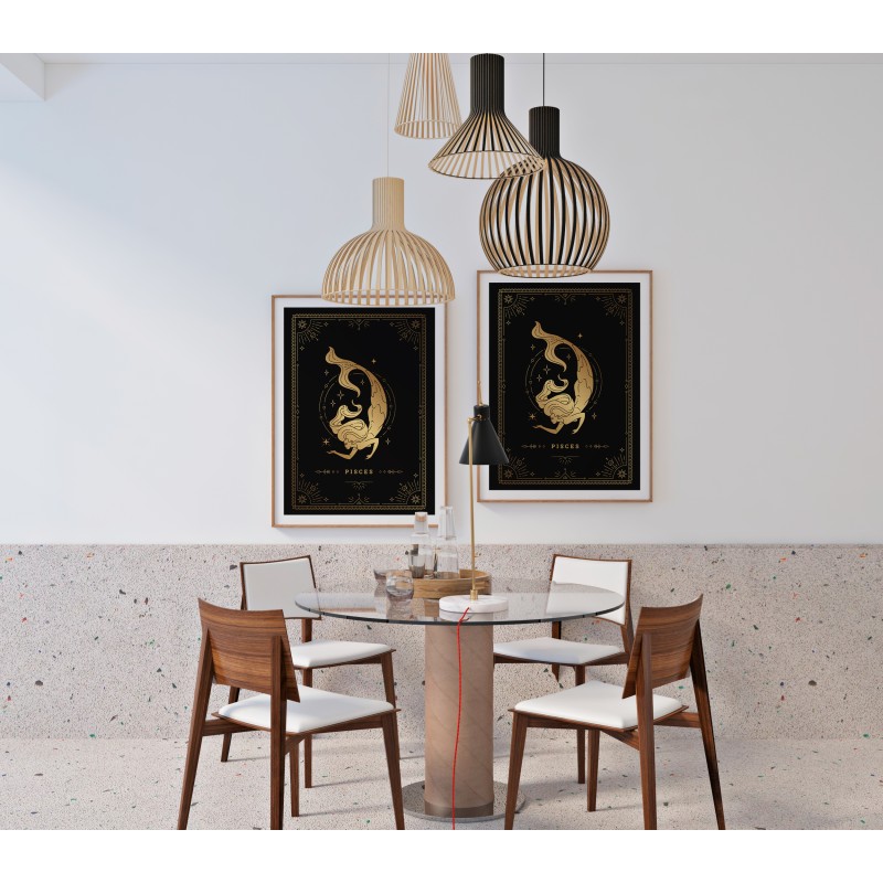 Pisces Horoscope Decorative Poster