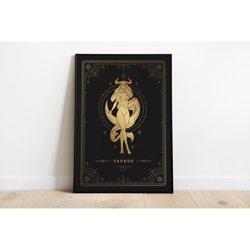 Sagittarius - Taurus Horoscope Decorative Poster