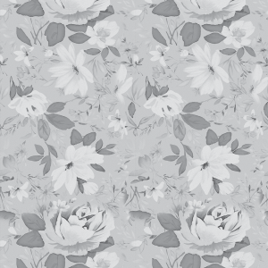 Wallpaper Florales en gris
