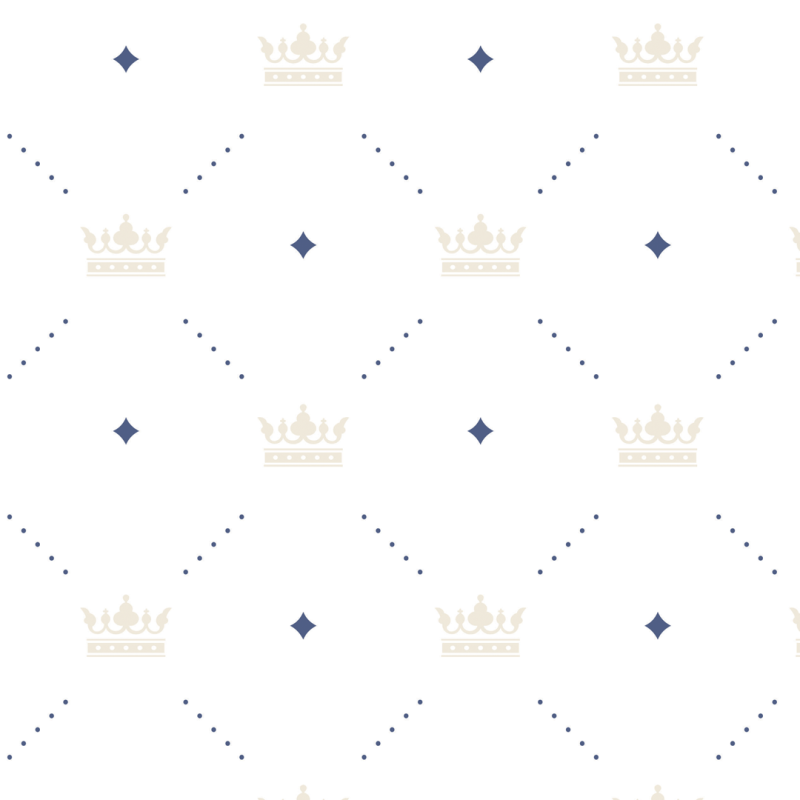 White and blue crown baby wallpaper