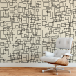 Geometric Wallpaper squares in different sizes