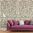 Geometric Wallpaper squares in different sizes