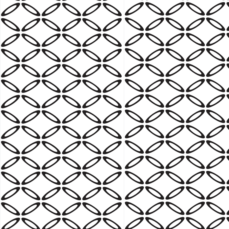 Schwarz-weiße geometrische Tapete