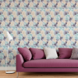 Triangles geometric wallpaper violet triangles