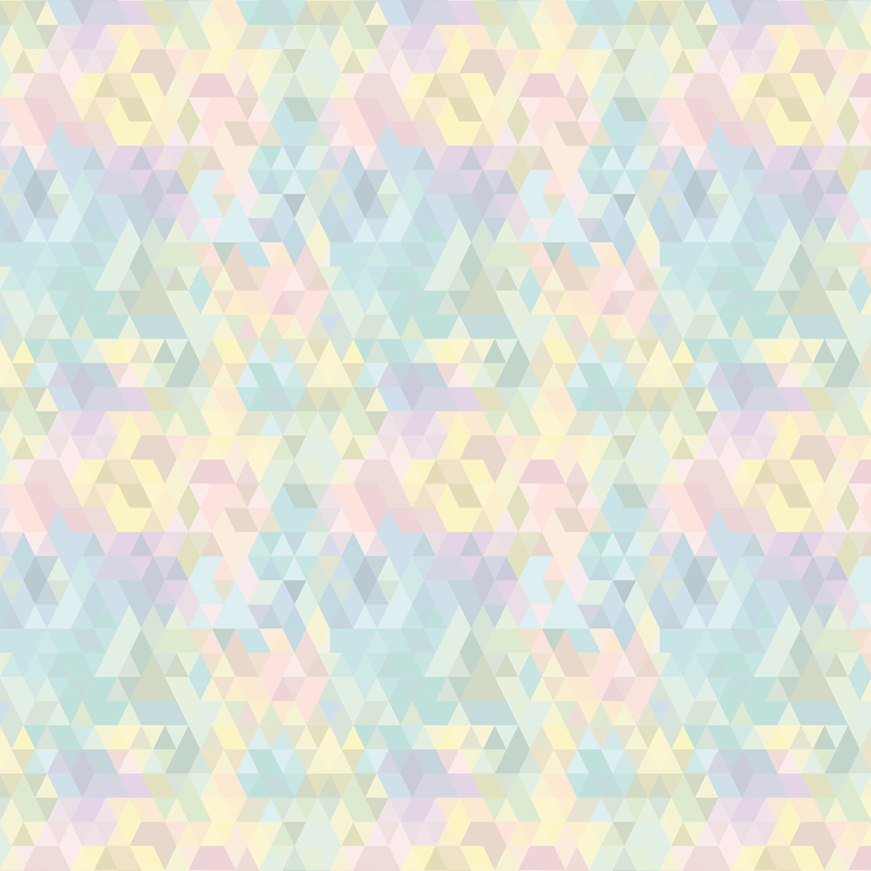 Carta da parati geometrica triangoli in vari colori