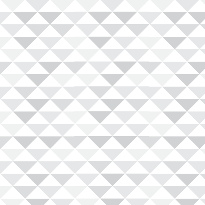 Carta da parati geometrica a triangoli rovesciati nei toni del bianco