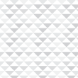 Geometrische Tapete Umgekehrte Dreiecke in Weißtönen