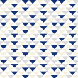 Carta da parati geometrica a triangolo rovesciato di colore blu