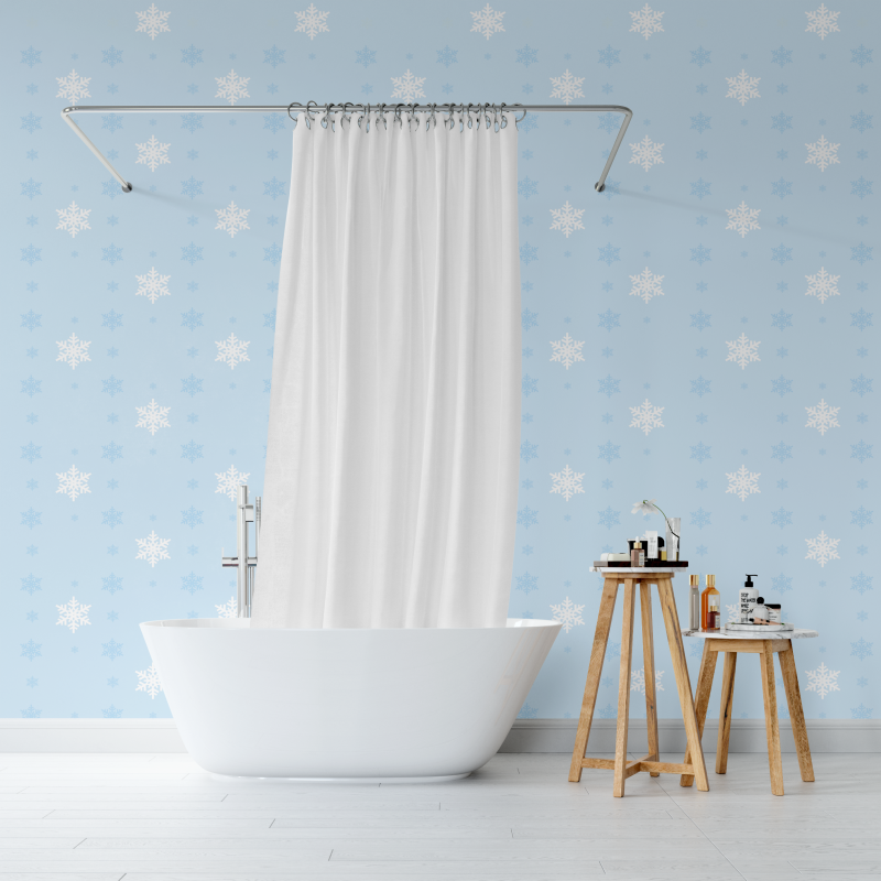 Children's Snowflake Wallpaper