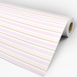 Papel pintado Rayas fondo blanco rayas en rosadas