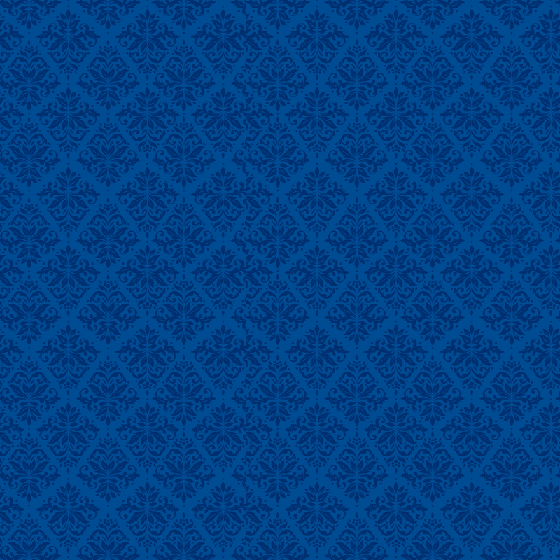 Viktorianische Tapete dunkelblau