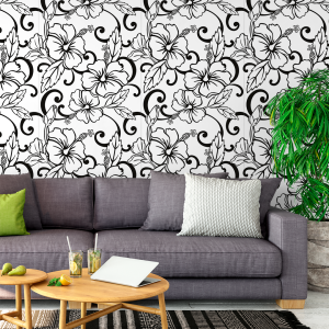 Wallpaper Florales en fondo...