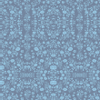 Blaue Blumentapete