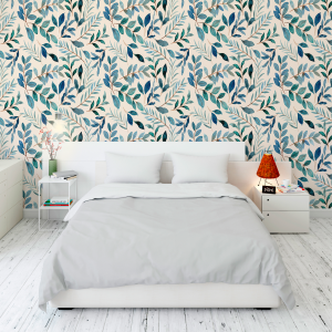 Papier Peint Floral Aquarelle