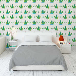 Cactus Floral Wallpaper