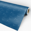Blaue Blumentapete