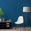 Blaue Blumentapete