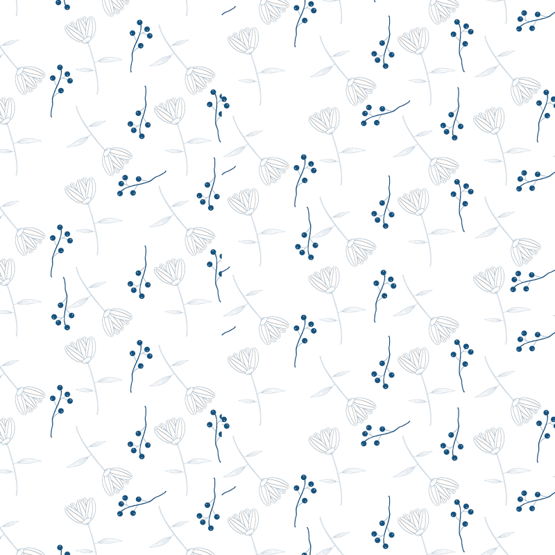 Papier Peint Floral Blanc
