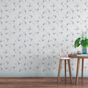 Whithe Floral Wallpaper
