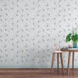Whithe Floral Wallpaper