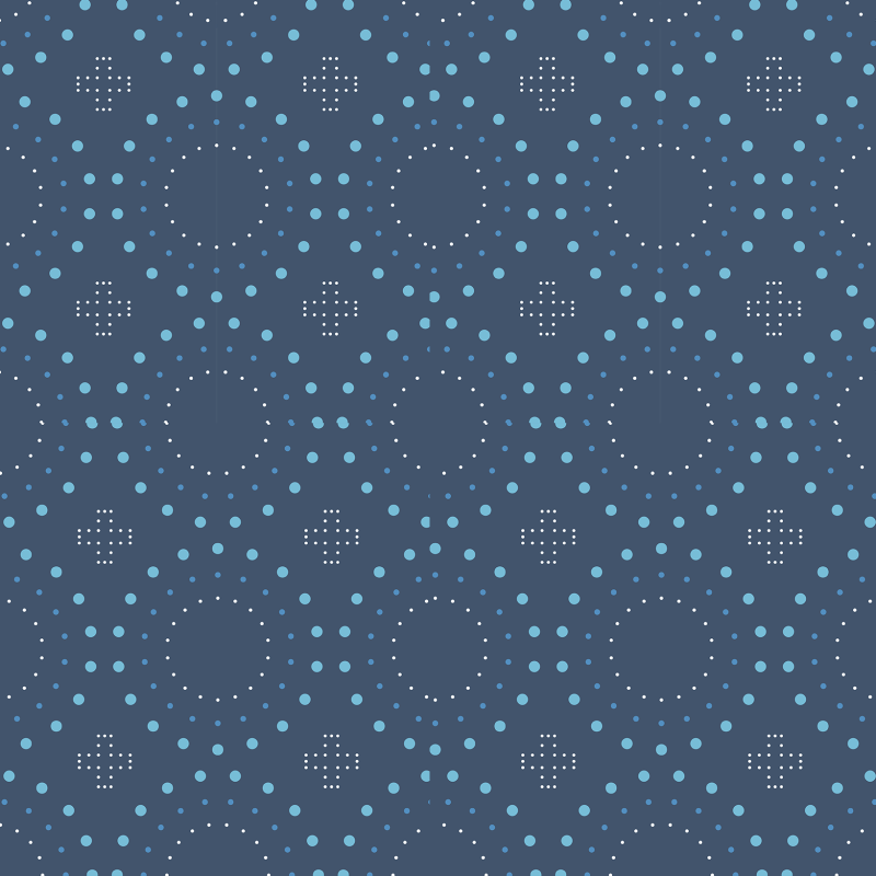 Geometric Wallpaper Blue Circles and Cross