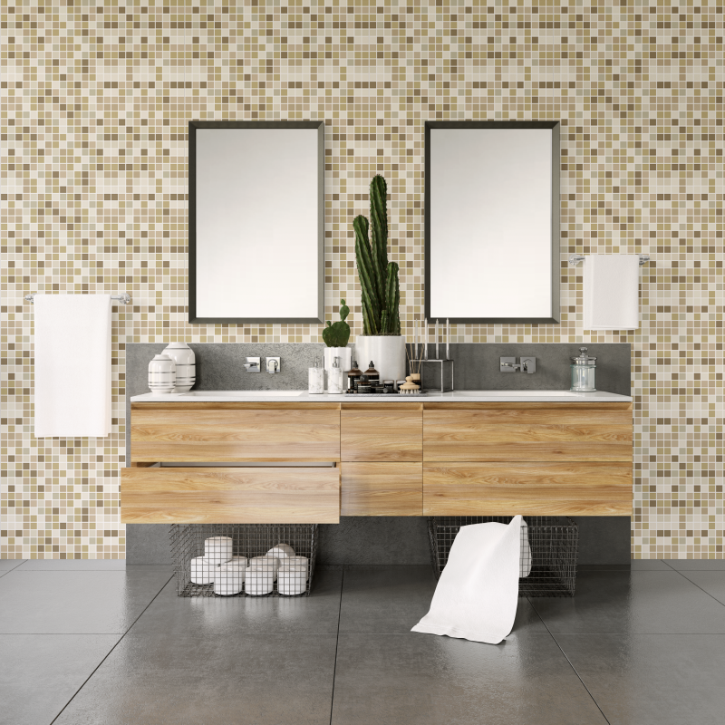 Tile Wallpaper light brown