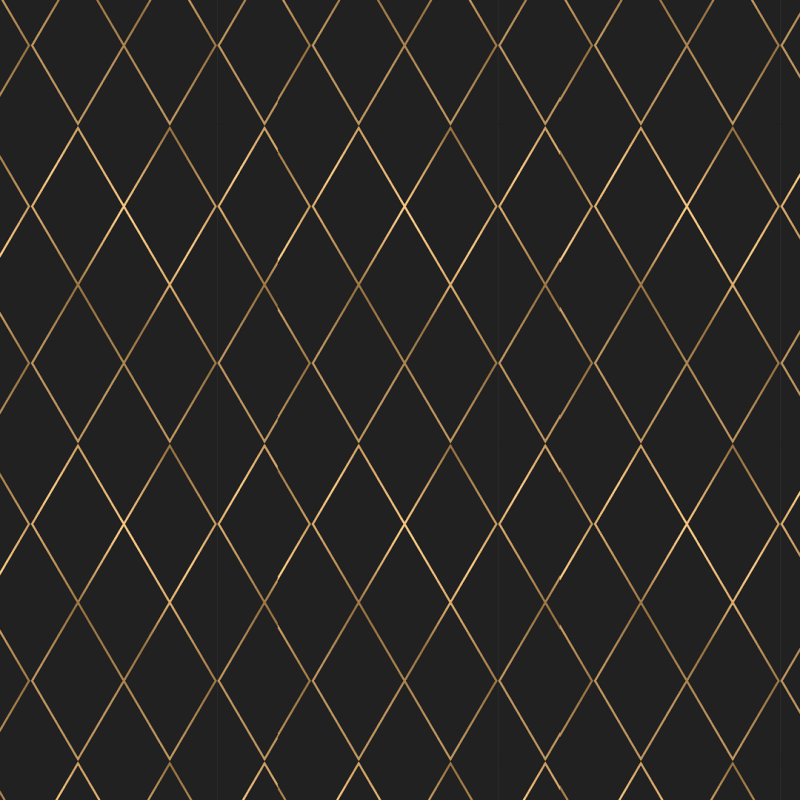 Papier peint géométrique carrés dorés