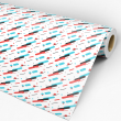 Geometric wallpaper square with rounded tips