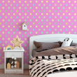 Wallpaper geometric colored dots - Sweet papaya home