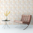 Geometric wallpaper geometric circles filled with colors