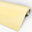 Papel pintado Rayas diagonal blanco con fondo amarillo