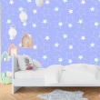 Children's wallpaper blue stars