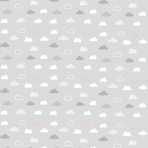 Kindertapete graue Wolken