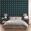 Blue Luxury Geometric Wallpaper
